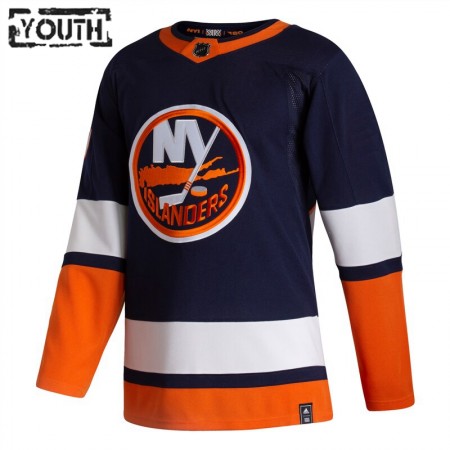 New York Islanders Blank 2020-21 Reverse Retro Authentic Shirt - Kinderen